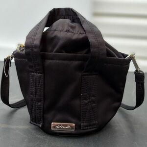 Pink bucket Mini black Tote Bag